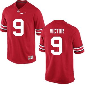 NCAA Ohio State Buckeyes Men's #9 Binjimen Victor Red Nike Football College Jersey GZE7845FS